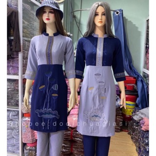 Đồ Lam Đi Chùa # Cách Tân