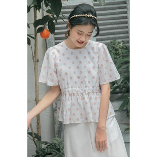Abbie Top | Áo babydoll, cột nơ thân sau