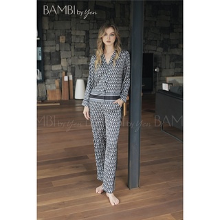 Bộ lụa mặc nhà cao cấp BAMBI by Yen - 1044
