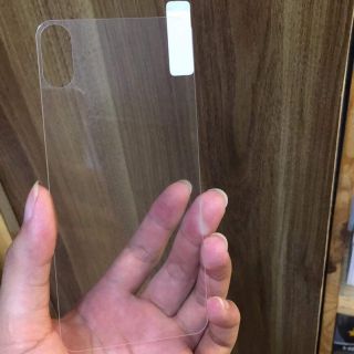 Kính cường lực mặt lưng iphone X ( trong suốt)