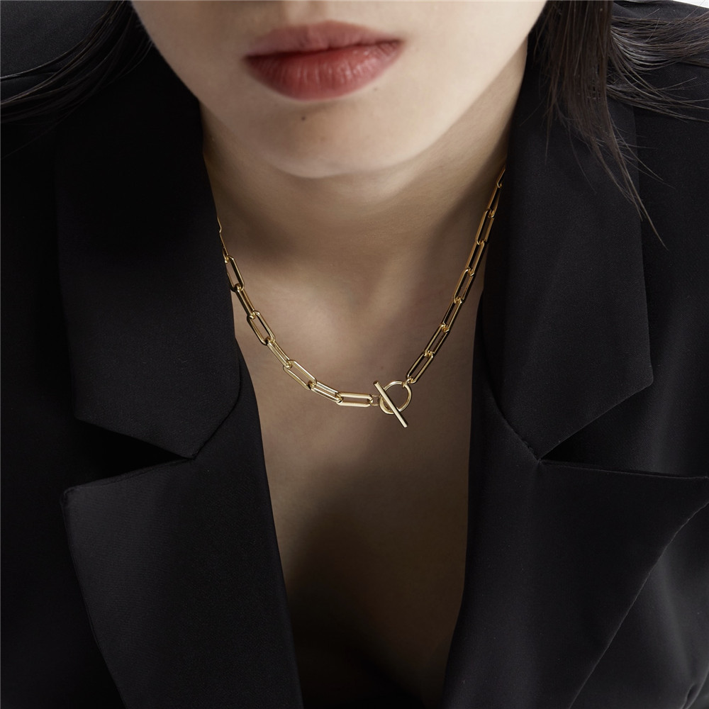 Chuỗi đơn giản thời trang necklace thiết kế dây chuyền cho phụ nữ cổ dây chuyền len Yanqueens Trang sứ Quà tặng