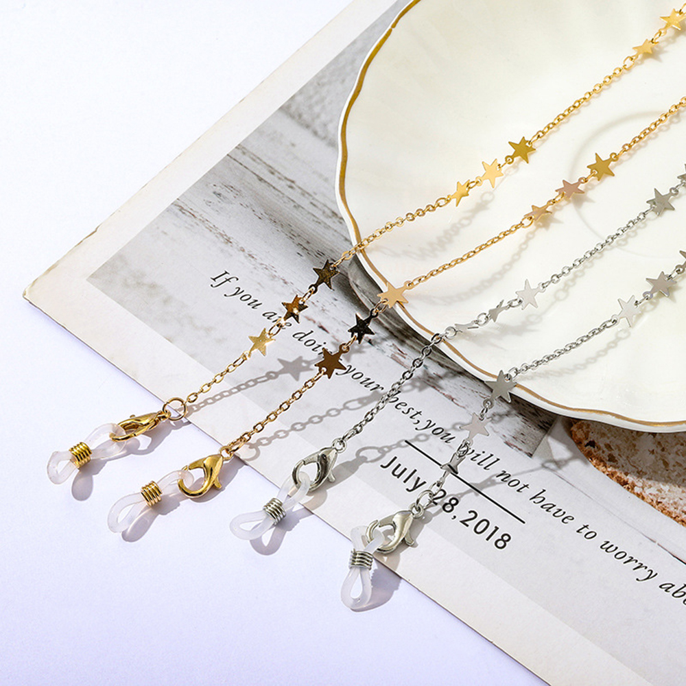 Dây đeo mắt kính chất liệu kim loại nhiều màu sắc thời trang