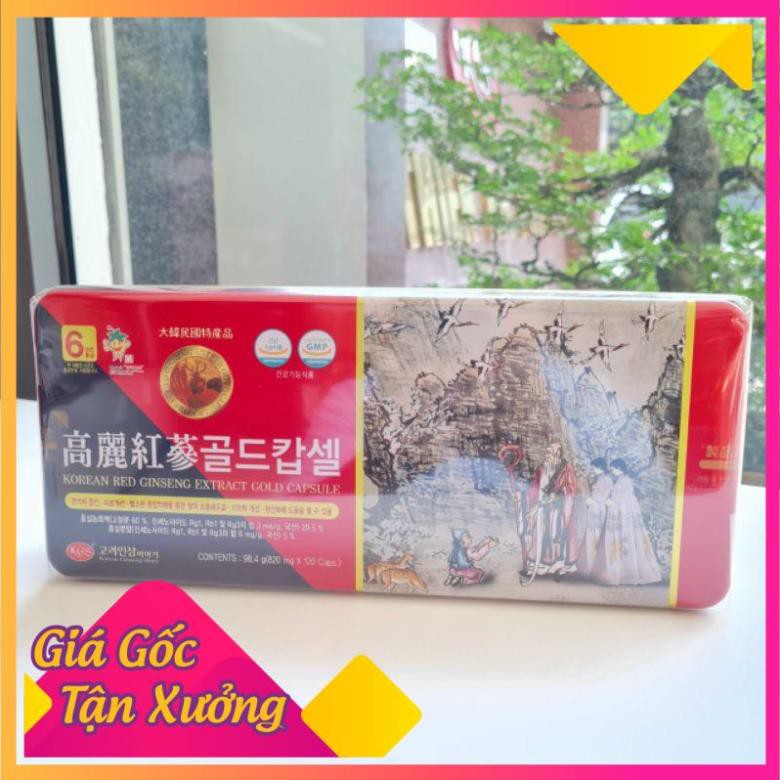 Viên đạm sâm nhung linh chi KGS Hàn Quốc bồi bổ sức khỏe tăng cường sức đề kháng -hộp 120v,PP Ánh Dương Korea