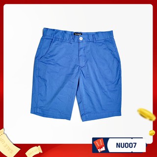 Quần Short Unisex Khaki ngang gối quần xuất khẩu Hàn Quốc