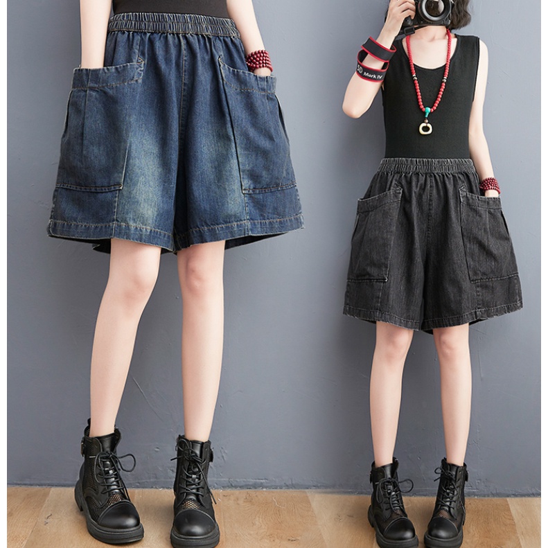 G11 Quần short bigsize freesize form túi rộng cá tính