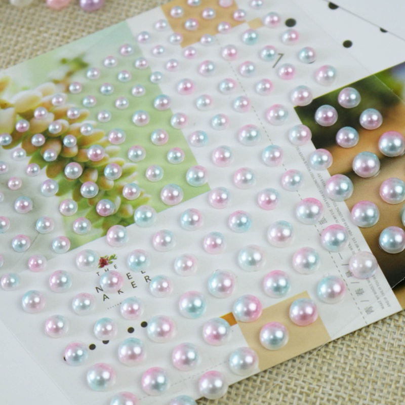 Set 1 Tờ / 165 Miếng Dán Bán Nguyệt Bằng Nhựa Dùng Trang Trí Sổ Tay DIY