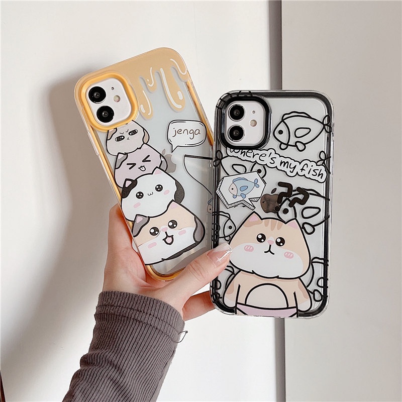 Ốp Điện Thoại Mềm Hình Shiba Inu 3 Trong 1 Cho iphone 13 12 Mini Pro Max 6 6s 7 8 Plus XR XS Max 11 Pro Max