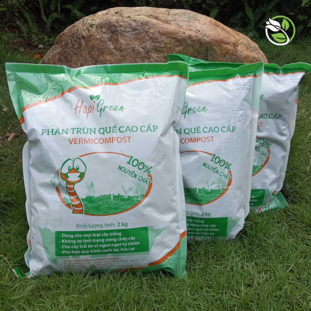 Phân Trùn Quế Hapi Green Phú Nông - Bao 2kg