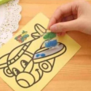 Tranh cát mầu thú vị cho bé 099