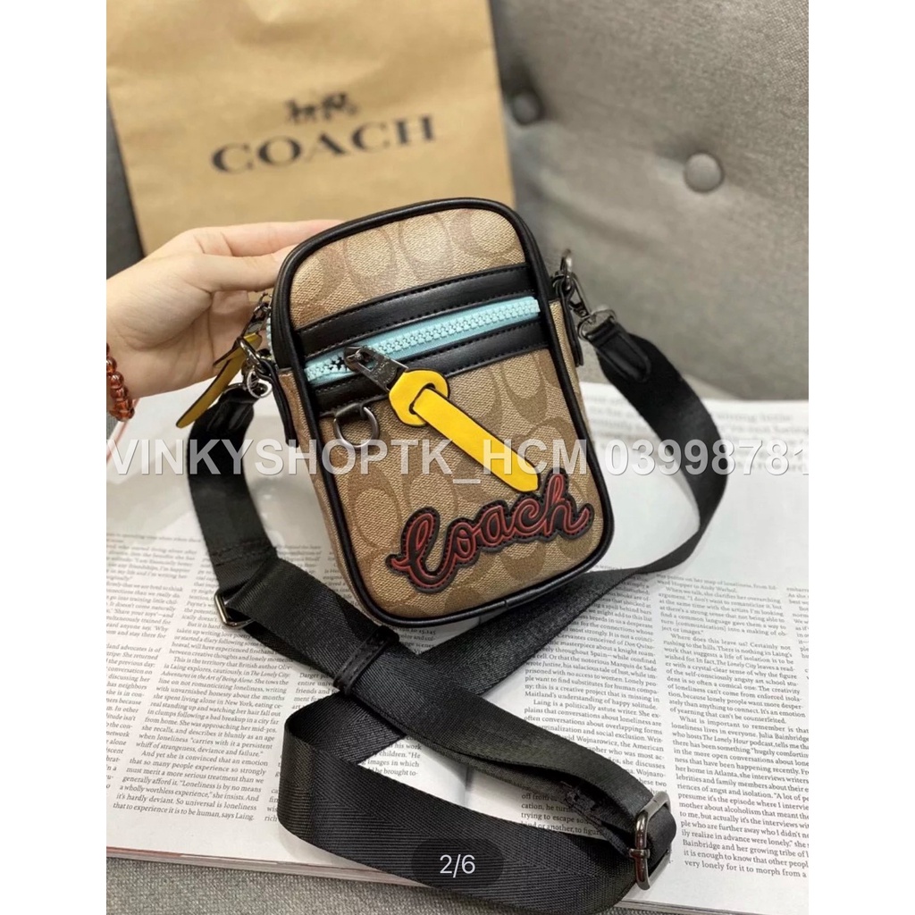TÚI COACH MINI HOẠ TIẾT ĐỰNG ĐIỆN THOẠI VINKYSHOPTK