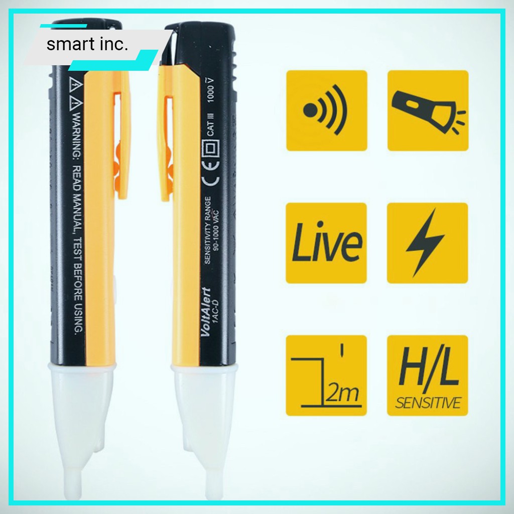 Bút Thử Điện Cảm Ứng Dò Dây Kiểm Tra Điện Áp Voltalert Bút Vít Thử Điện Âm Tường Không Tiếp Xúc Đa Năng