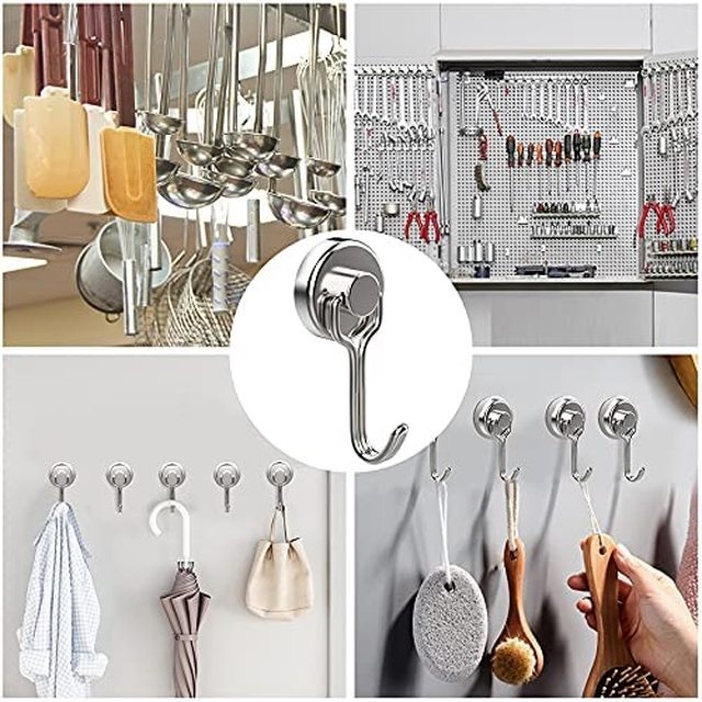 Móc treo đồ có nam châm xoay 360 độ chắc chắn