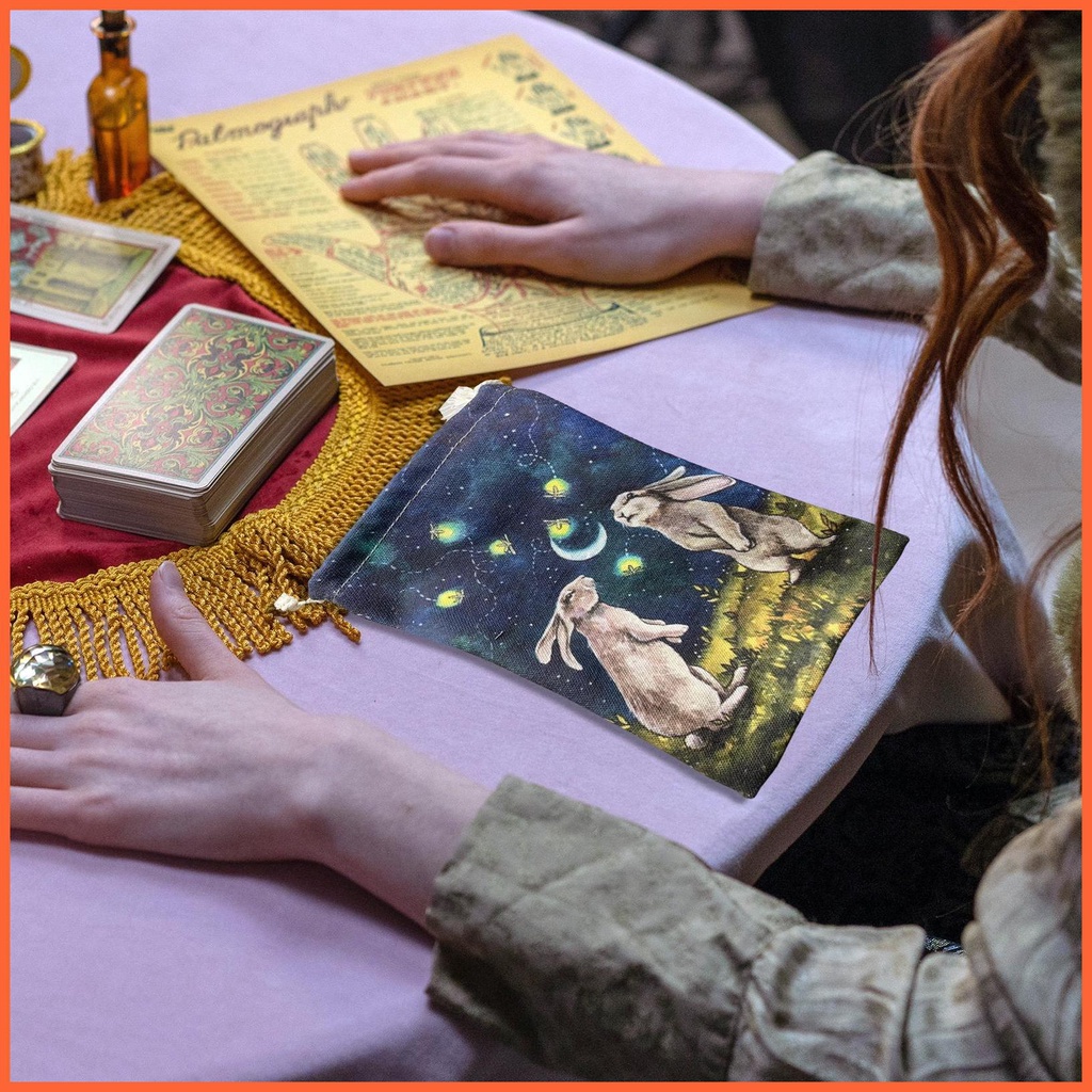 Túi Dây Rút Đựng Thẻ Bài Tarot Tiện Dụng