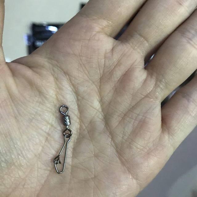 Khoá link câu cá shimano 1 vòng thép không gỉ