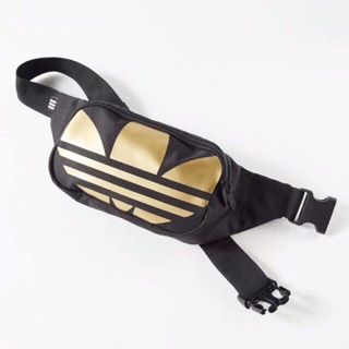 Túi bao tử Adidas logo vàng - Tặng mặt nạ đắp mặt