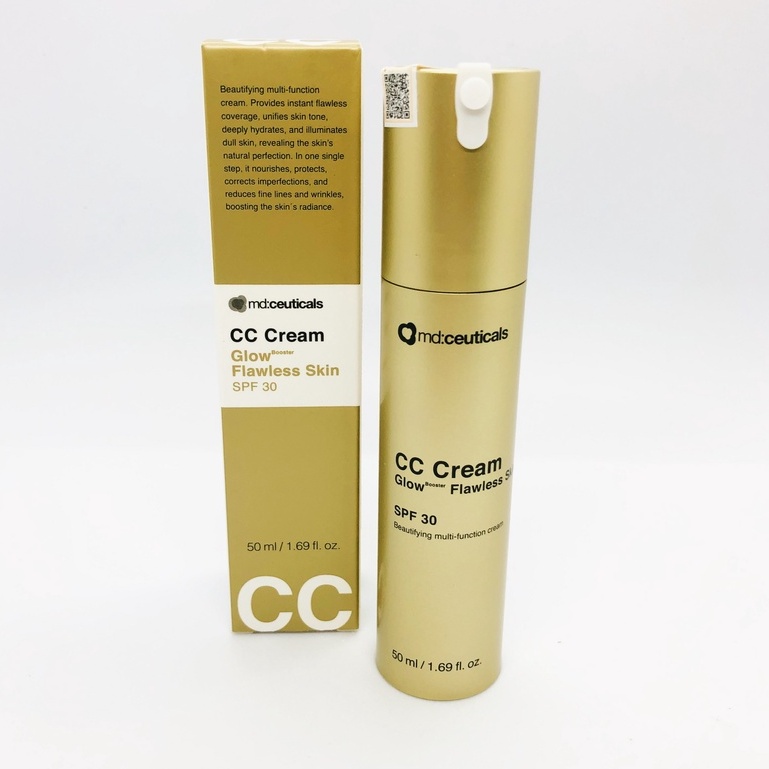 Kem nền MD:Ceuticals CC Cream Glow Flawless Skin chống nắng SPF 30 50ml