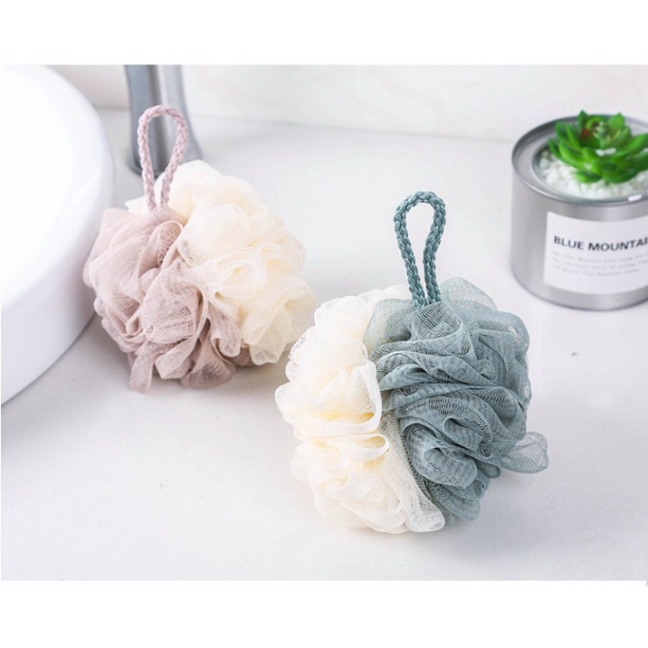 Bông Tắm Dài,Bông Tắm Tròn Cao Cấp Hàn Quốc - Sợi Bông Mềm Mịn