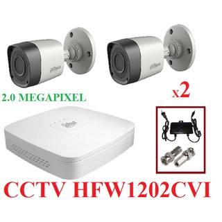 Trọn bộ 2 camera dahua 2.0mp hfw1202cvi