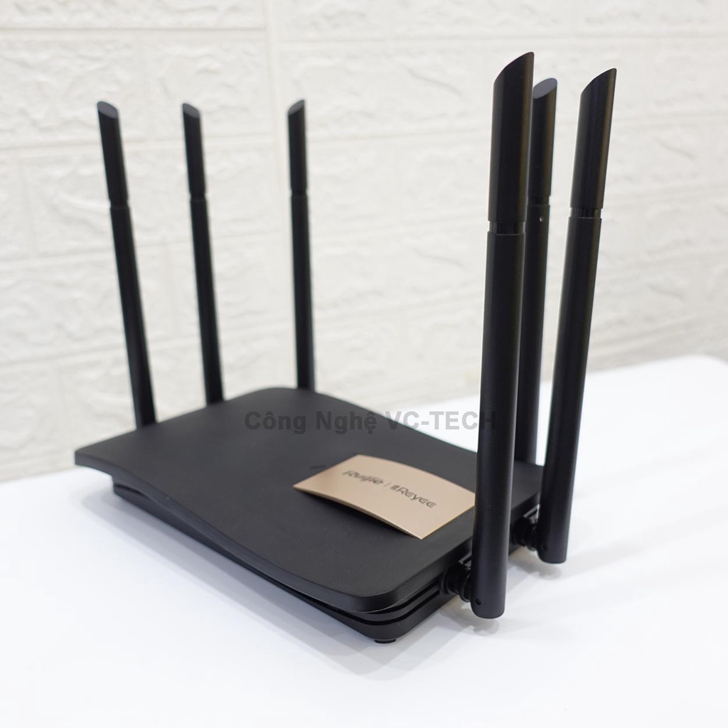 Bộ phát Tốc Độ Cao WiFi Ruijie RG-EW1200G PRO 6 râu,Dual-band AC1300 và RG-WE1200, Dual band AC1200 | Bảo hành 12 tháng