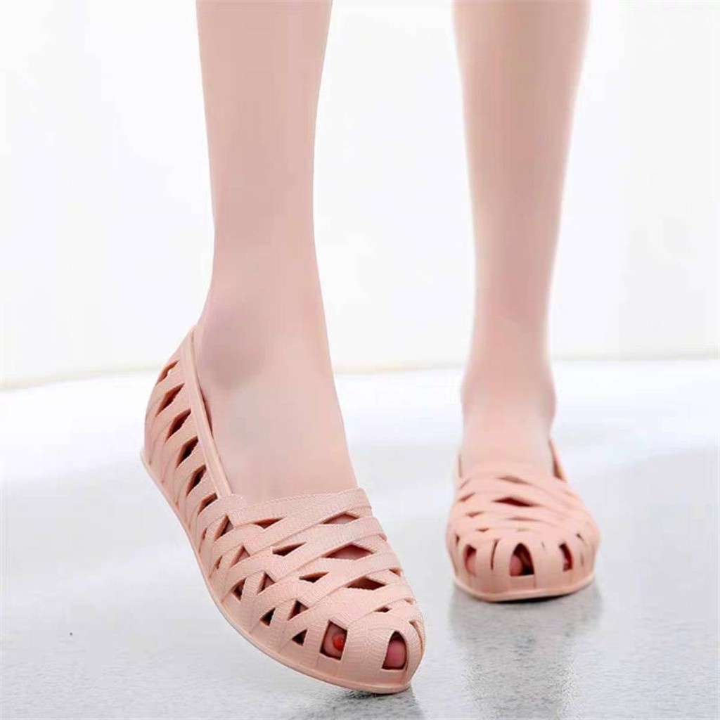 Giày nhựa đi mưa chất liệu nhựa siêu nhẹ, êm chân siêu thoáng phù hợp 4 mùa - GN11
