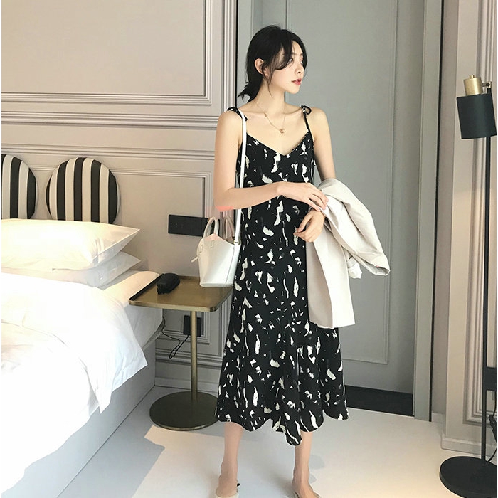 2021 NEW ARRIVAL  french style dress slim Floral skirt women fashion clothes and clothing