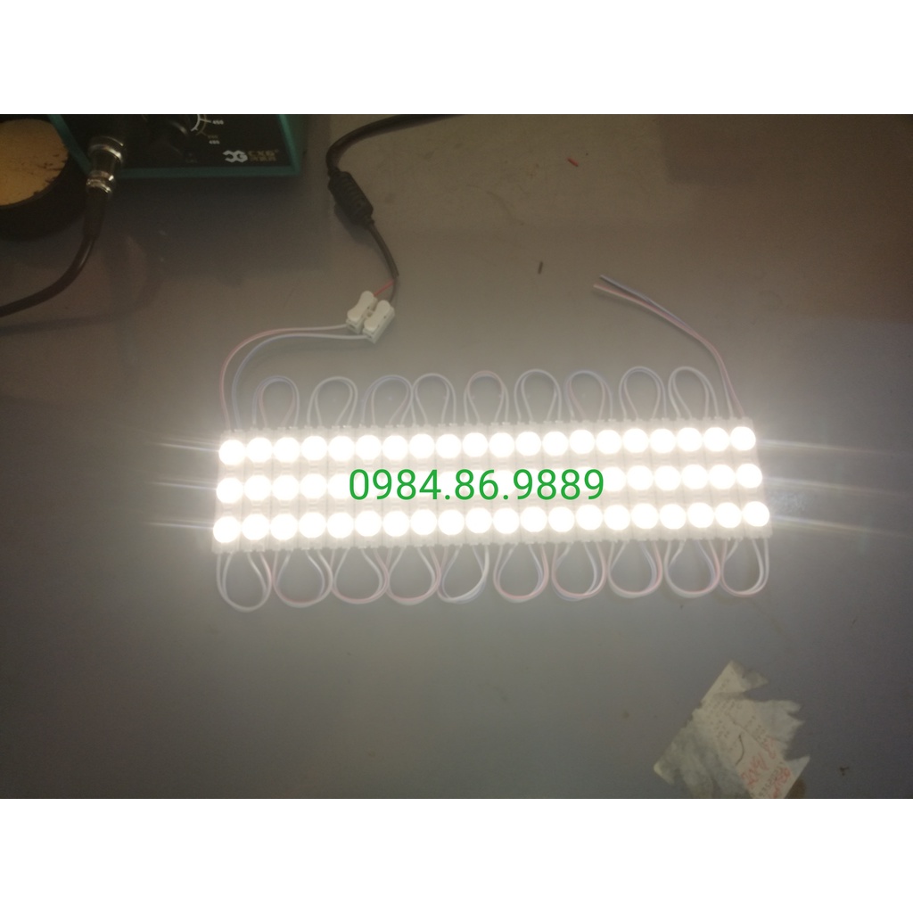 Led hắt 3 Bóng 2835-6113 ánh sáng màu trắng, vàng nắng Vỉ 20 thanh 3 Led điện áp 12V