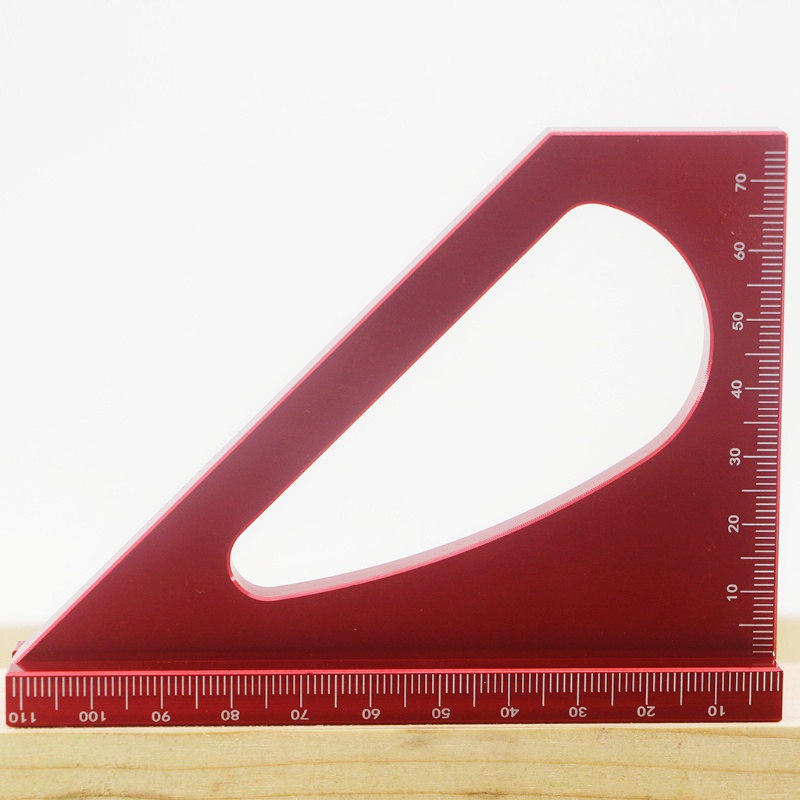 Thước Đo Góc Tam Giác / Vuông Bằng Hợp Kim Nhôm Độ Chính Xác Cao