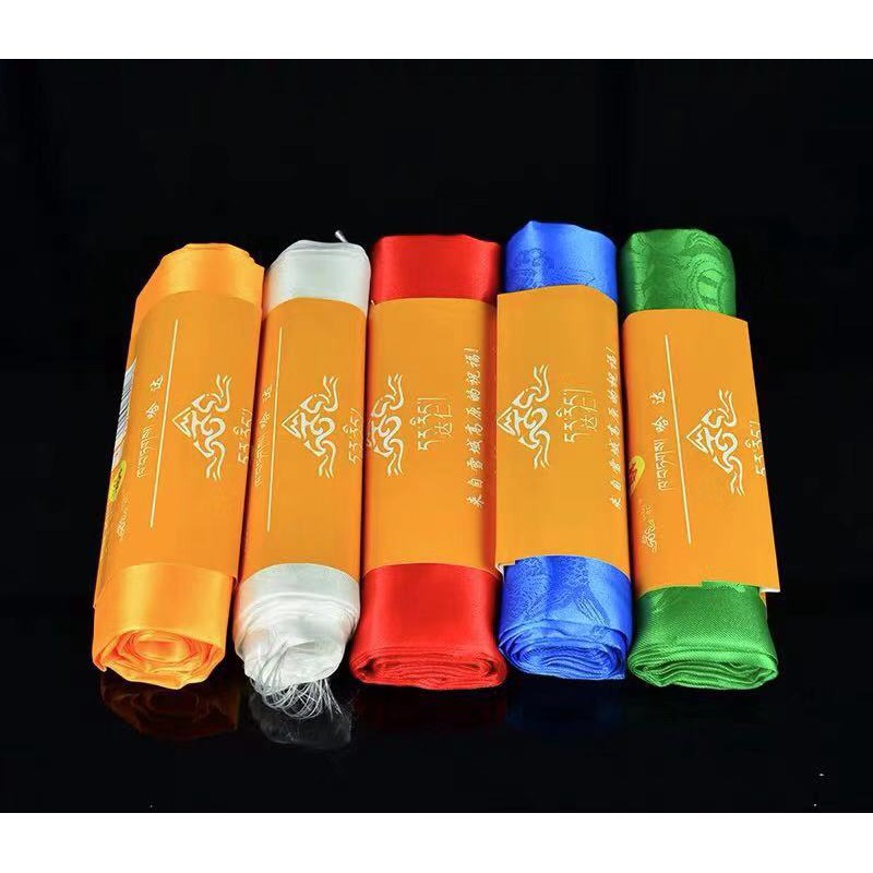 [PHÁP BẢO MINH CHÂU] Bộ 5 Khăn Ban Phước 2,6m (Bộ) - LỤA CHẤT LƯỢNG CAO