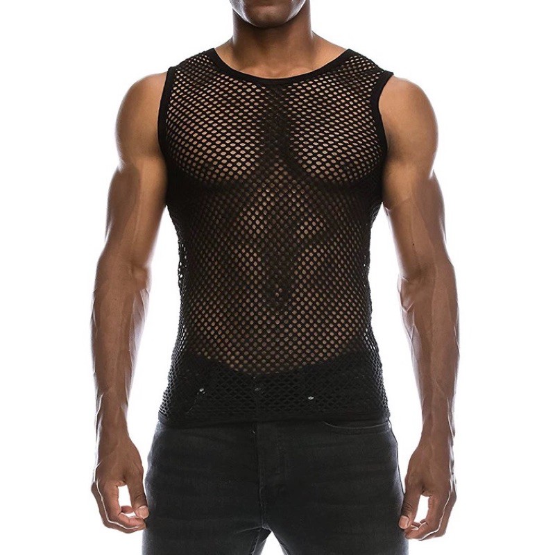 Áo ba lỗ lưới cho nam