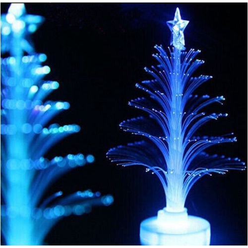 Đèn LED bằng sợi quang hình cây thông noel