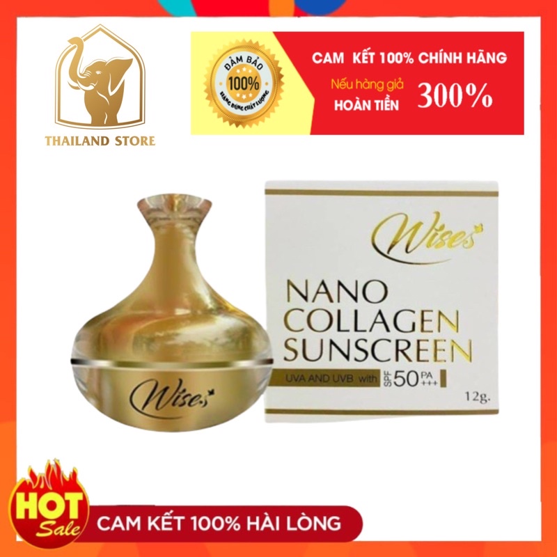 [CHÍNH HÃNG] Kem chống nắng Wise Nano Collagen thái lan