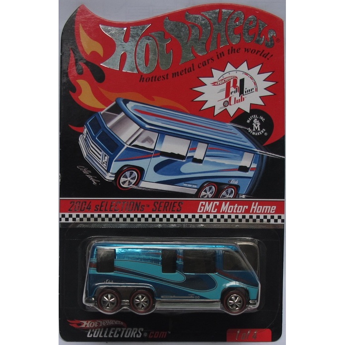 Xe mô hình GMC Motor Home 2004 Selection Series RLC HOTWHEELS tỉ lệ 1:64