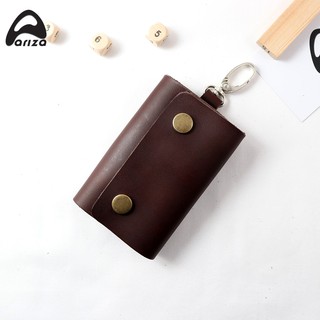 Bóp ví móc giữ chìa khóa nam da bò thật 100% Phương Đức shop bảo hành 12 tháng