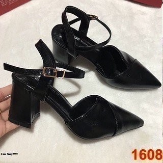 Giày gót vuông công sở 1608