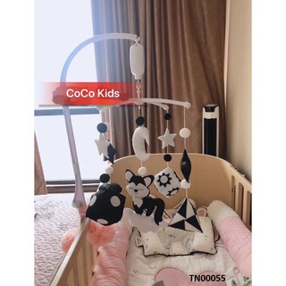 Treo nôi cáo đen trắng kích thích thị giác cho bé yêu