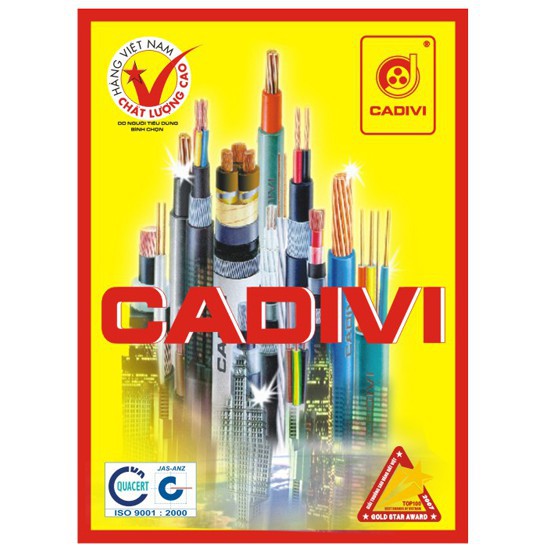 DÂY CÁP ĐIỆN ĐƠN CADIVI 4.0 - Cuộn 100 mét