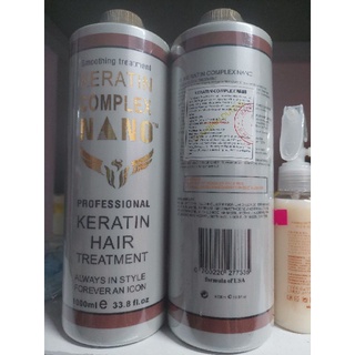 Hấp phục hồi tóc keratin complex nano nâu 1000ml