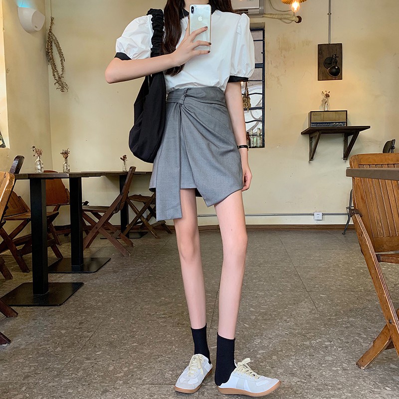 [Mã FAGREEN55 giảm 10% tối đa 30K đơn 99K] Chân Váy Chữ A Lưng Cao Thời Trang Nữ Thanh Lịch | BigBuy360 - bigbuy360.vn