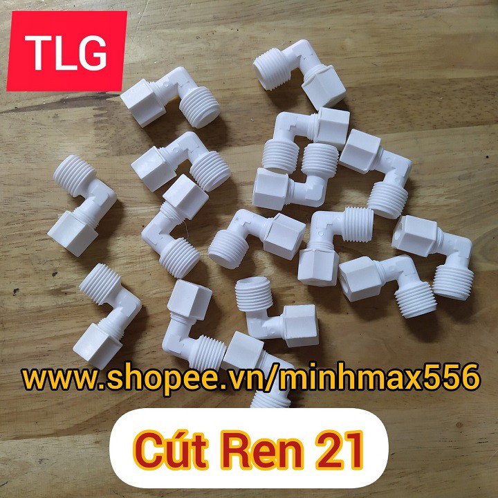 02 CÚT REN 21 RA ỐNG 10 DÀNH CHO CỐC LỌC CHẶN 20 inh hoặc 10 inh