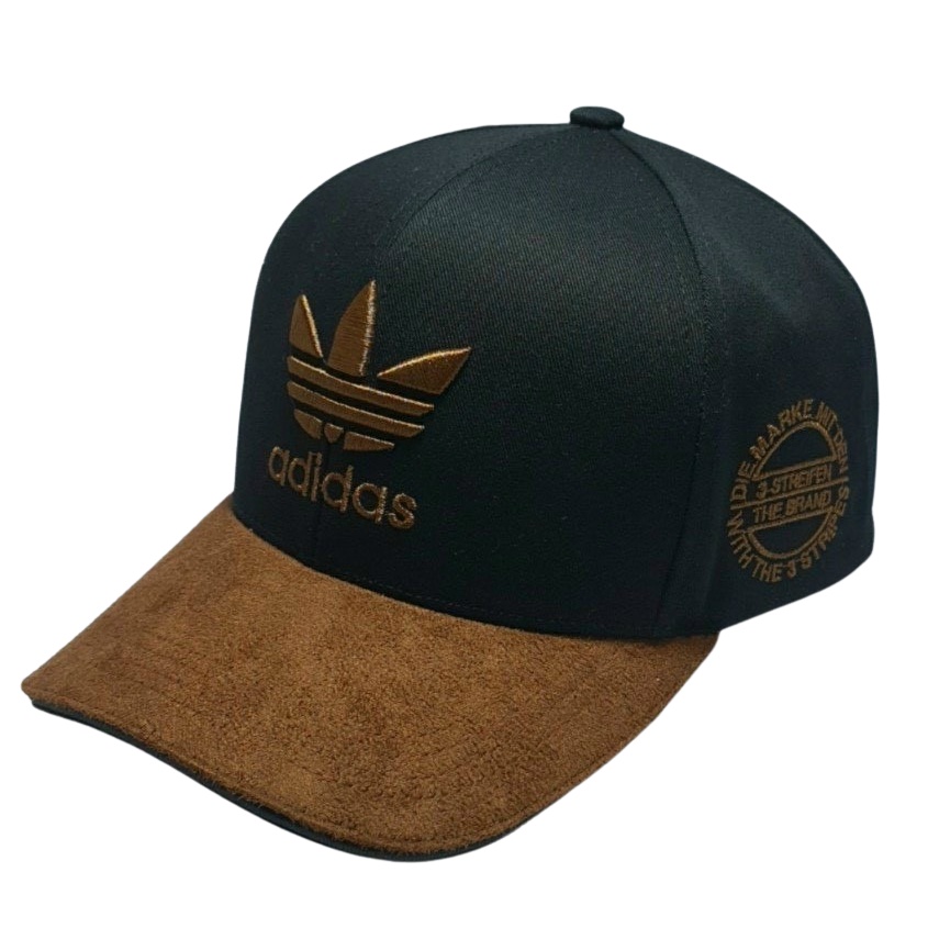 Nón kết, mũ lưỡi trai nam nữ ADiDas kết vá DA vải KAKI nhập khẩu thời trang