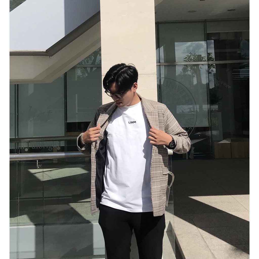 ÁO THUN UNISEX "BASIC TEE LIAM" CHẤT VẢI SIÊU DÀY SIÊU MỊN 100% COTTON DA CÁ -LiamStoreSG | BigBuy360 - bigbuy360.vn
