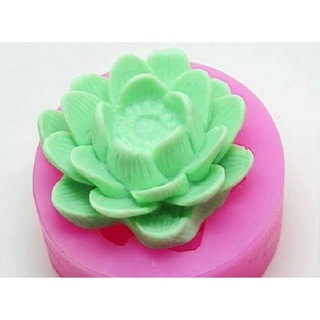 Khuôn silicon 4D hoa sen nở