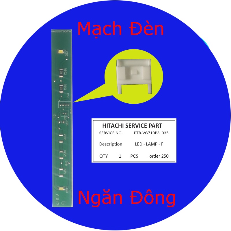 Mạch Đèn Led Thay Thế Cho Tủ Lạnh Hitachi, thay thế cho nhiều dòng tủ hitachi