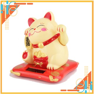 [XẢ KHO] Mèo Thần Tài Vẫy Tay Năng Lượng Mặt Trời