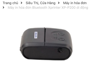 Máy in hoá đơn di động Bluetooth  Xprinter XP-P200