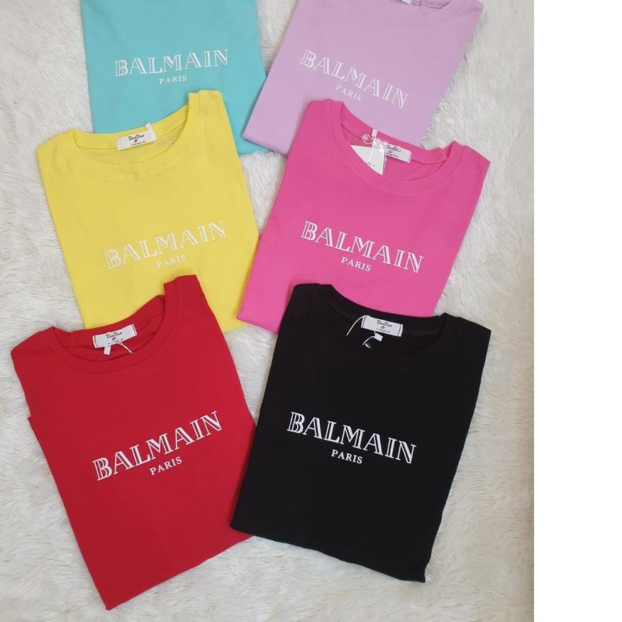 ❤(HÀNG Có SẴN)⭐ Áo thun trơn thiết kế đơn giản cho nữ | Áo thun Cotton cổ tròn đơn giản | Áo thun in chữ IMPORT M