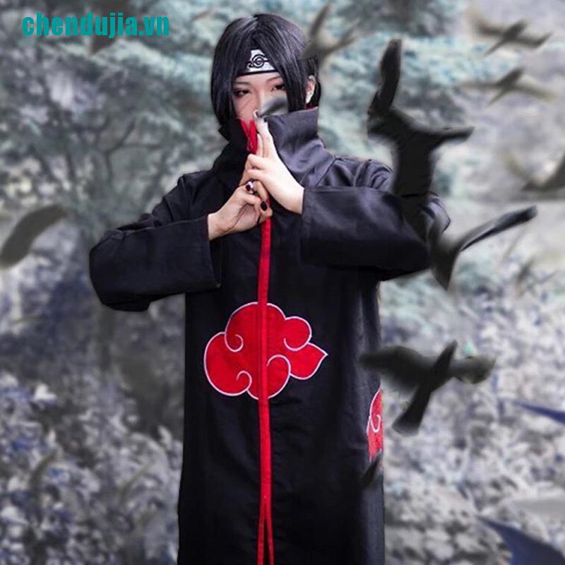 Áo Choàng Hóa Trang Akatsuki itachi Chất Lượng Cao
