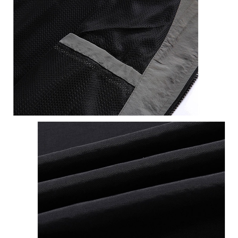 Áo Khoác Thể Thao Chống Thấm Nước Có Mũ Trùm Tiện Lợi Dành Cho Nam / size m-8xl