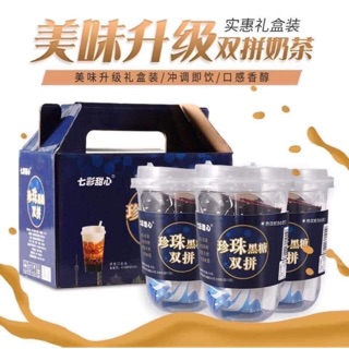 Trà sữa trân châu đường đen qicai 5 cốc