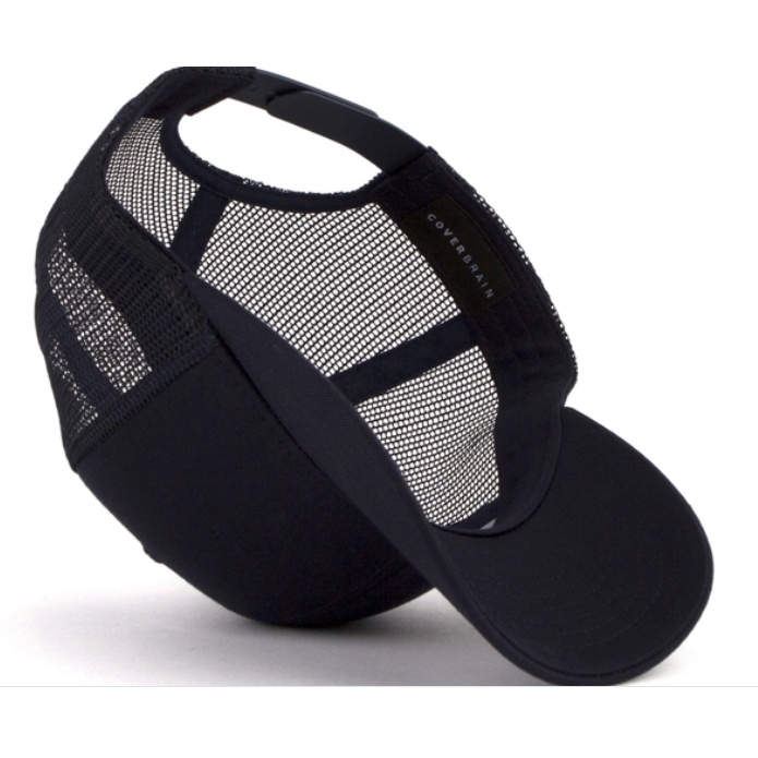 Nón lưới Lưỡi Trai Trơn BLANK 6 meshcap navy NN381 Màu Đen